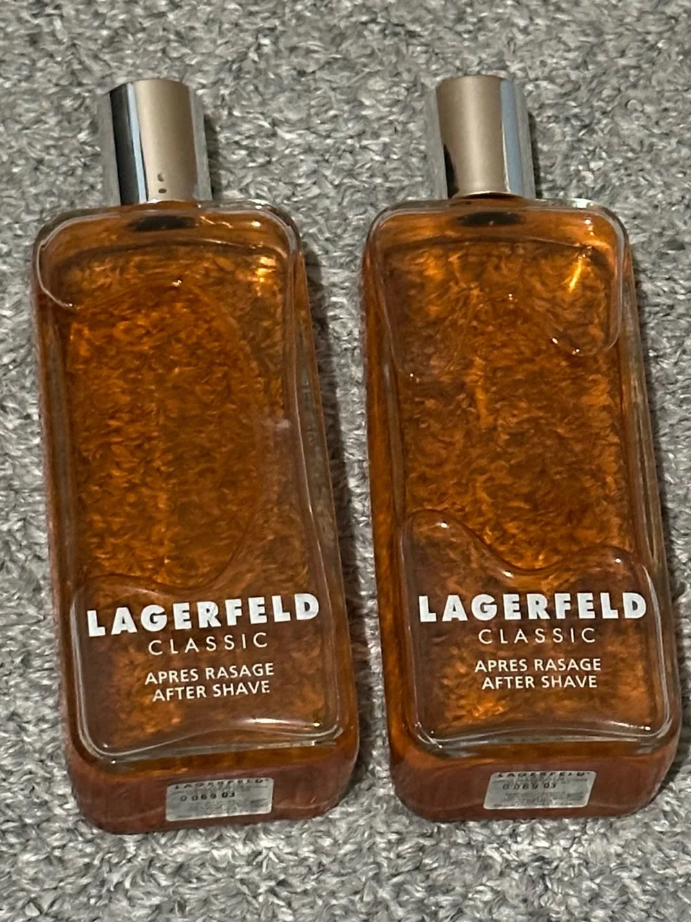 2 Vintage Karl Lagerfeld Classic After Shave Splash 4.2 Fl Oz 125ml *FLAWS READ